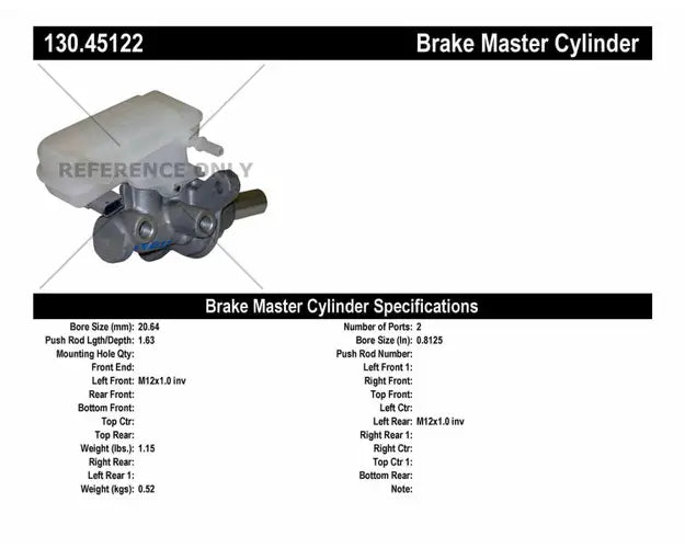 PREMIUM BRAKE MASTER CYLINDER