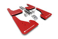 Rally Armor 18-26 Toyota Corolla Hatchback Red UR Mud Flap w/White Logo