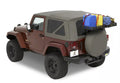 HighRock 4x4 Tailgate Rack Bracket Black Jeep 07-17 Wrangler 2-Dr 4-Dr; Use with P N 41444-01