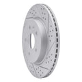 R1 10-25 Buick Lacrosse Rear Right Drilled & Slotted Geoperformance Rotor