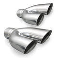 Stainless Works Elf Ear Exhaust Tips 2 1/4in Body 2 1/4in ID Inlet