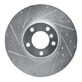 DFC 12-21 BMW M240I xDrive Front Left Drilled & Slotted Silver Brake Rotor