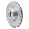 DFC 12-21 BMW M240I xDrive Front Left Drilled & Slotted Silver Brake Rotor