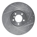DFC 12-21 BMW M240I xDrive Front Left Drilled & Slotted Silver Brake Rotor