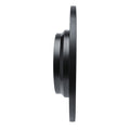 R1 12-18 Mercedes-Benz GLE300D Rear Left Drilled & Slotted Black Brake Rotor