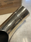 Gibson Turn Down Slash-Cut Tip - 4in OD/3.5in Inlet/12in Length - Stainless