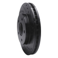 R1 01-07 Buick Rendezvous Front Right Drilled & Slotted Black Brake Rotor