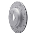DFC 12-20 BMW 428I Gran Coupe Rear Right Drilled & Slotted Geoperformance Rotor