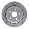 DFC 11-25 Dodge Durango Rear Right Drilled & Slotted Geoperformance Rotor