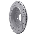 DFC 11-25 Dodge Durango Rear Right Drilled & Slotted Geoperformance Rotor