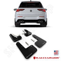 Rally Armor 22-25 VW MK8 Golf GTI/R Black UR Mud Flap w/White Logo