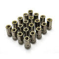 Wheel Mate Muteki HR50 Open End Lug Nuts - Black w/ Black Ring 14x1.50