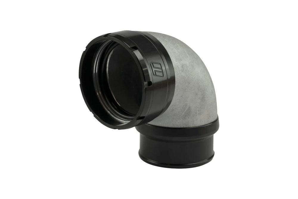 Turbosmart Turbo Adapter Compressor Outlet 2.50in to 90 Elbow Hose Barb 2.50in