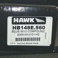 Hawk 89-93 Miata Blue 9012 Race Front Brake Pads D525