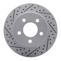 DFC 99-06 Jeep Wrangler Front Left Drilled & Slotted Geoperformance Rotor