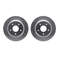R1 Concepts Brake Rotor- D/S - Silver Fits Chevrolet Camaro