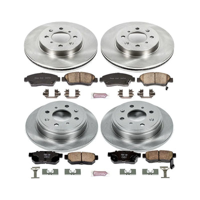 Power Stop 94-97 Honda Civic del Sol Front & Rear Autospecialty Brake Kit