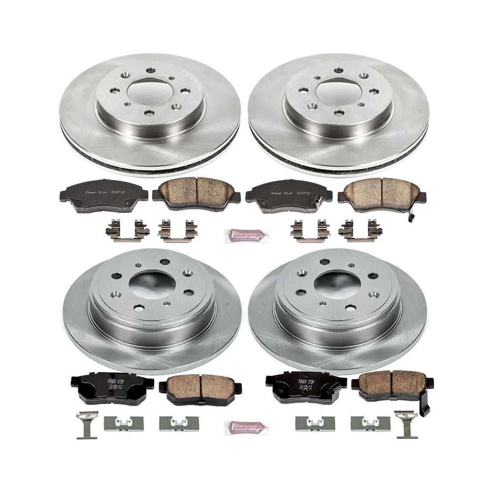 Power Stop 94-97 Honda Civic del Sol Front & Rear Autospecialty Brake Kit