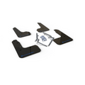 Rally Armor 17-21 Honda Civic Sport/Sport Touring Black UR Mud Flap w/Blue Logo