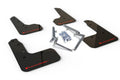 Rally Armor 17-19 Honda Civic Sport/Sport Touring Black UR Mud Flap w/Red Logo