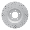 R1 19-25 Hyundai Veloster N Rear Right Drilled & Slotted Geoperformance Rotor