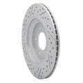 R1 19-25 Hyundai Veloster N Rear Right Drilled & Slotted Geoperformance Rotor