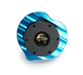 NRG Heart Quick Release Kit Gen 143 - Black Body / Blue Heart Ring