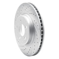 DFC 10-13 Ford Transit Connect Front Left Drilled & Slotted Geoperformance Rotor