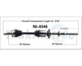 NEW CV AXLE