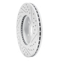 DFC 04-13 Mazda 3 Front Left Drilled & Slotted Geoperformance Rotor