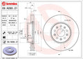 Brembo 13-18 Cadillac ATS Front Premium UV Coated OE Equivalent Rotor
