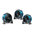 115 WATTS 1300CFM 1 AMP 4 SPEEDS INDUSTRIAL AXIAL AIR MOVER W/ POWER OUTLETS