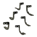 ***Discontinued***Raptor Series Slide Track Component - Bracket Kits Black E-Coated Alloy Steel - 09-18 Dodge Ram 1500; 19-23 Ram 1500 Classic; 10-23 Ram 2500 3500 Quad Cab Crew Cab - Bracket Kit Only