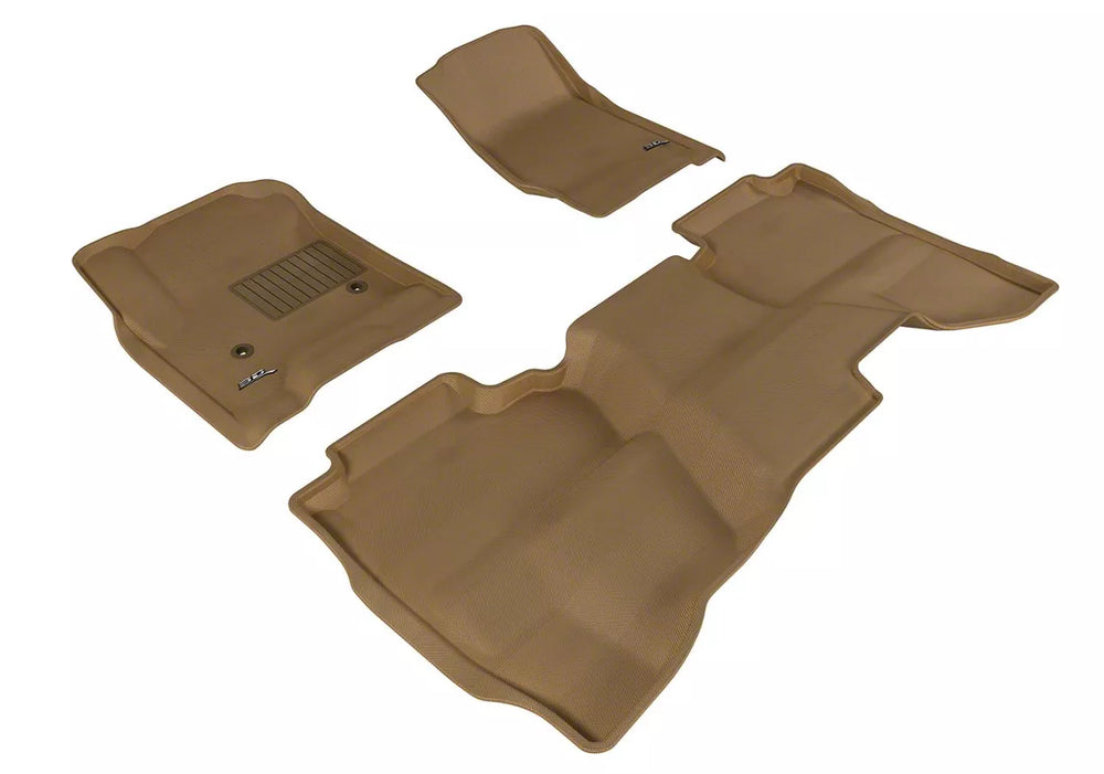 3D KAGU FLOOR MAT 2 ROW SET TAN