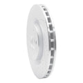R1 07-14 Ford Mustang Front Left Drilled & Slotted Silver Brake Rotor