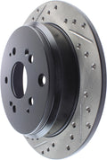 StopTech 05-10 Honda Odyssey SportStop Slotted & Drilled Right Rear Rotor