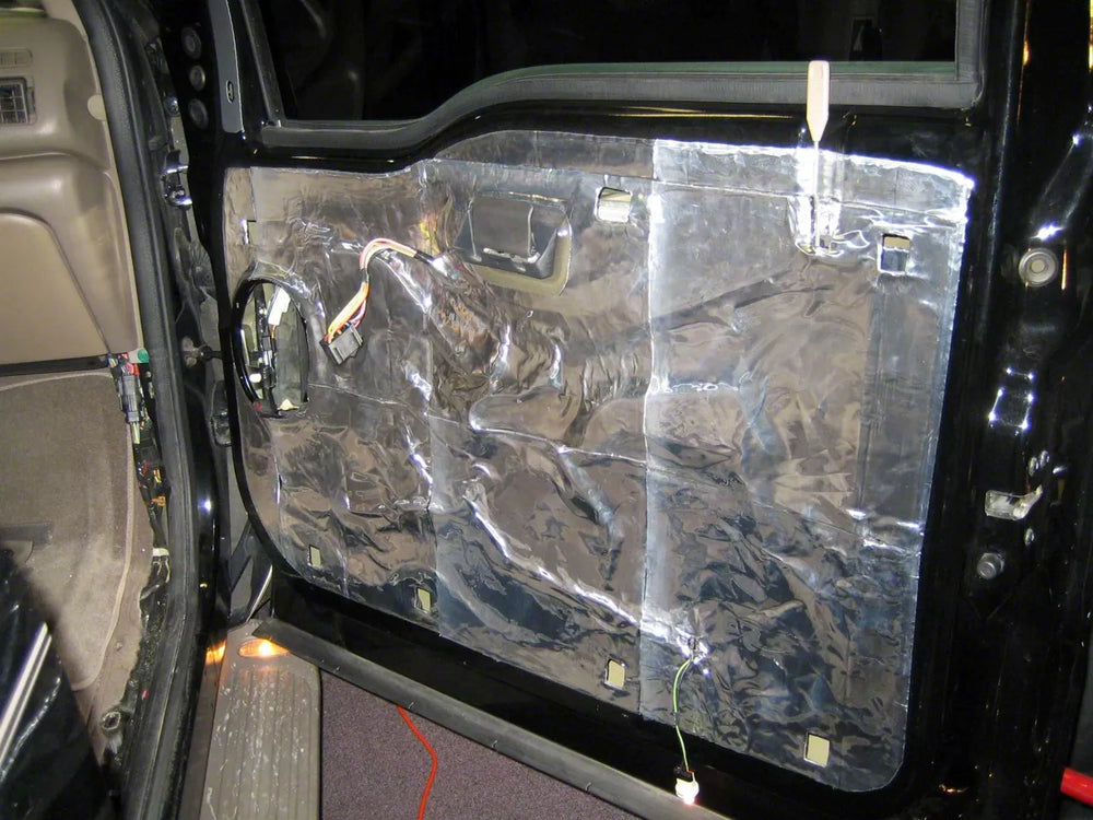 DOOR CUSTOM INSULATION KIT POLYMER BLACK BACKING SILVER