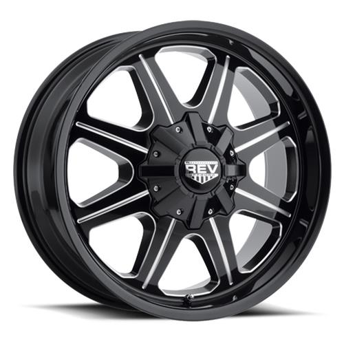 REV Wheels black auto part