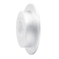 R1 06-10 Hummer H3T Rear Left Drilled & Slotted Geoperformance Rotor
