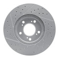 R1 99-04 Acura Rl Front Right Drilled & Slotted Geoperformance Rotor