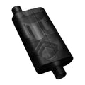 50 Series Delta Flow Chambered Muffler 50 Delta Flow Stainless Steel 3.00 Center In 2.50 Dual Out Moderate Sound Flowmaster