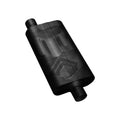 50 Series Delta Flow Chambered Muffler 50 Delta Flow Stainless Steel 2.25 Offset In 2.25 Center Out Moderate Sound Flowmaster