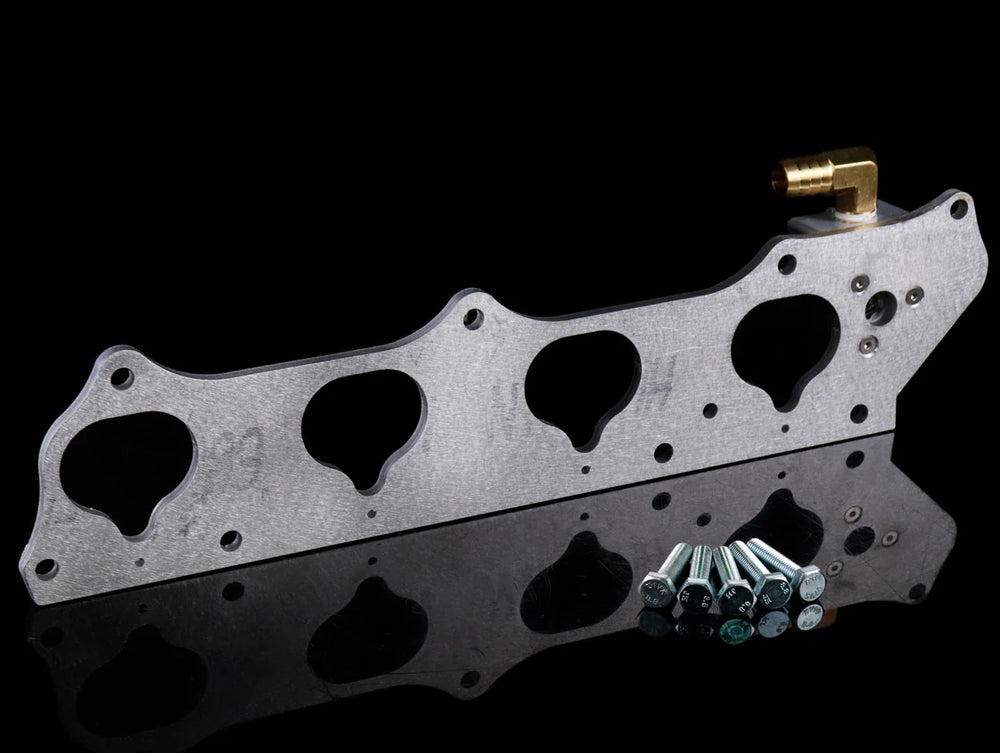 K-Series intake manifold adapter plate for K24 head to run K20 intake manifold