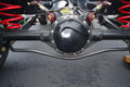BMR 64-72 A-Body Rear Solid 1.0in Sway Bar Kit - Black Hammertone