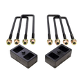 RLS - 2 Rear Block Kit for use with Factory Top Overloads Fits Chevrolet GMC 2500 3500HD 2011-2018