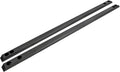 BMR 15-17 S550 Mustang Super Low Profile Chassis Jacking Rails - Black Hammertone