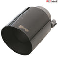 Remus Stainless Steel Tail Pipe 102 mm Angled Straight Cut Black Chrome w/Adjustable Clamp
