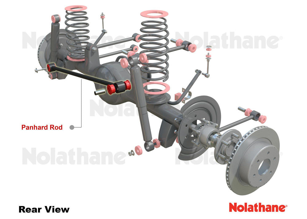 Nolathane REV146.0008 Rear Track Bar; Fits Jeep Wrangler  97-06
