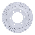 R1 95-04 Toyota 4Runner Front Right Drilled & Slotted Geoperformance Rotor