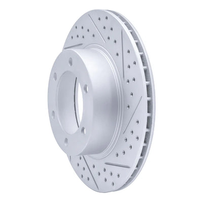 R1 95-04 Toyota 4Runner Front Right Drilled & Slotted Geoperformance Rotor